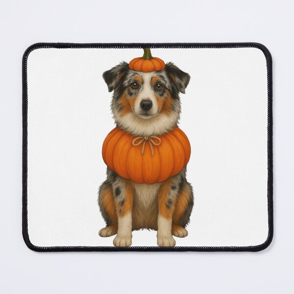 Item preview, Australian Shepherd in Pumpkin Costume – Cute Halloween Autumn Design designed and sold by GoodyPaws.