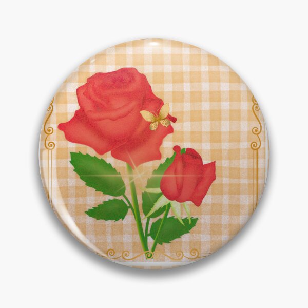 Item preview, French Rose Print - Toute en Finesse Vintage Botanical Poster, Red Rose Wall Art, Romantic French Decor designed and sold by DarLenn..