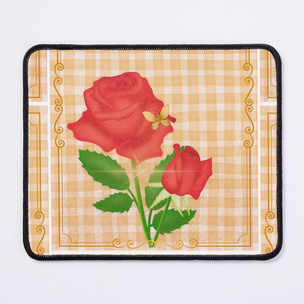 Item preview, French Rose Print - Toute en Finesse Vintage Botanical Poster, Red Rose Wall Art, Romantic French Decor designed and sold by DarLenn..