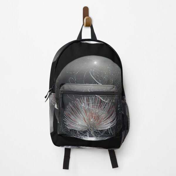 Item preview, dandelion light-white pattern on grey glass sphere,dandelion dance designed and sold by Raindreamart.