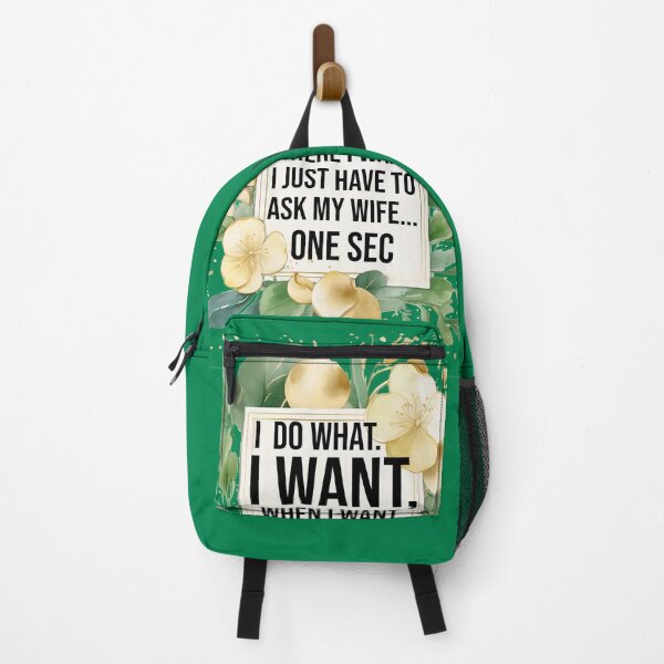 Item preview, I Do What I Want… After Asking My Wife – Funny Marriage Quote Design designed and sold by ArtsyExplorer.