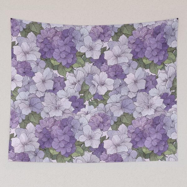 Item preview, Purple Hydrangeas designed and sold by CoolPixels.