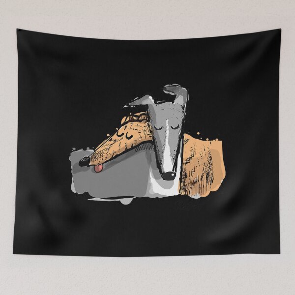 Item preview, Blue And Brindle Headrest designed and sold by KieraCassin.