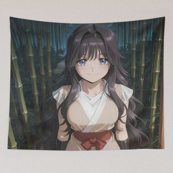 Item preview, Kaoruko Waguri Bamboo Path Fragrant Flower Blooms Dignity Anime designed and sold by Priestoo.