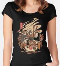 Camiseta entallada de cuello redondo Fiesta en la piscina Ramen
