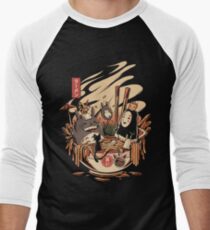 Ramen pool party Baseball ¾ Sleeve T-Shirt