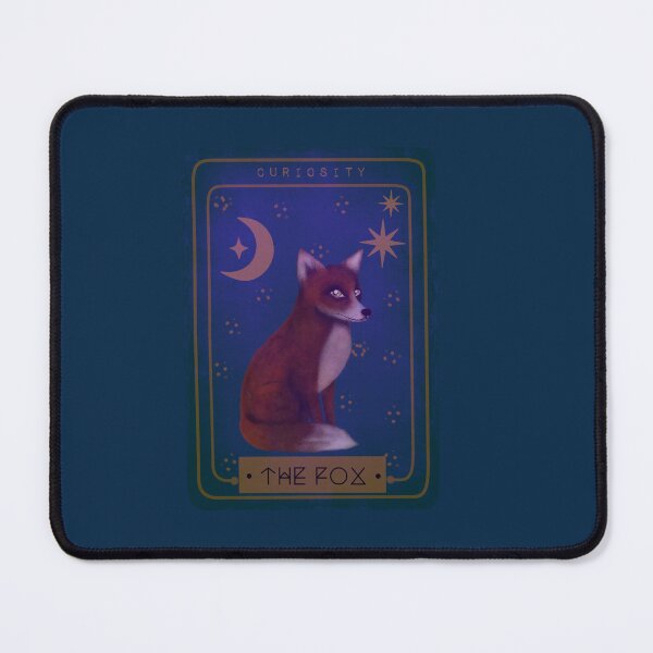 Item preview, The Fox Tarot Card - Curiosity designed and sold by ellealsopaints.