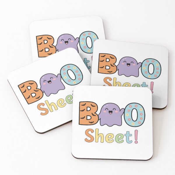 Item preview, Funny Ghost Pun "Boo Sheet!" for Halloween designed and sold by RocknCat.