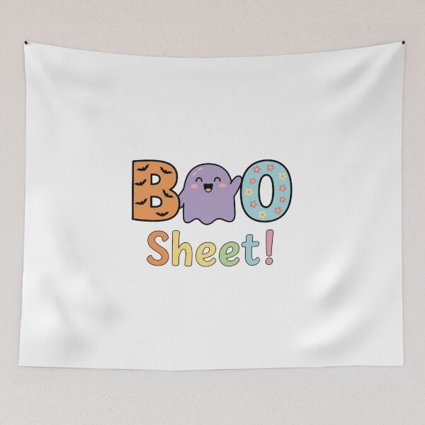 Item preview, Funny Ghost Pun "Boo Sheet!" for Halloween designed and sold by RocknCat.