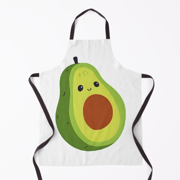 Item preview, Kawaii Smiling Avocado - Cute Cartoon Design designed and sold by OsasChild.