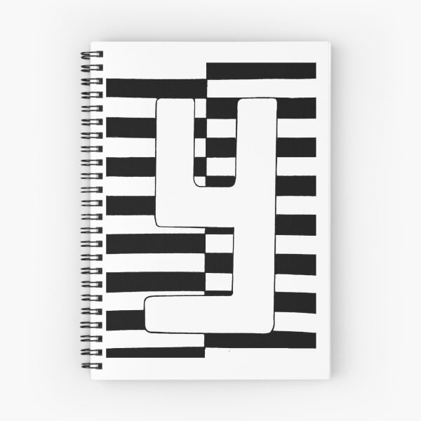 Item preview, Black and White Geometric Letter Y Art designed and sold by GTeoArt.