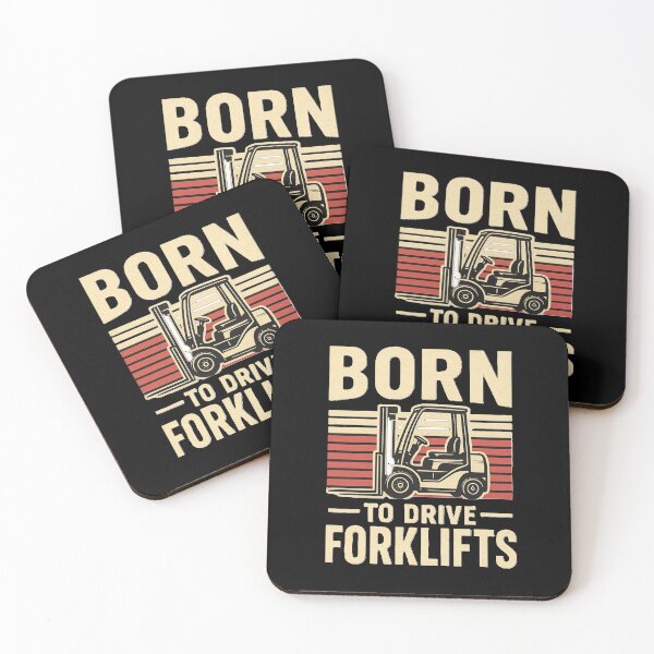 Item preview, Born to Drive Forklifts – Funny Forklift Cartoon Tee designed and sold by RetroNibylander.