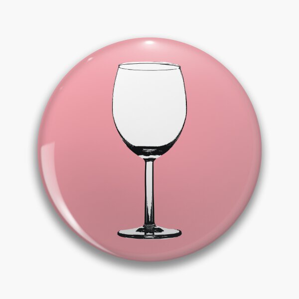 Item preview, Wine Glass on Pink designed and sold by Type, Wine, etc..