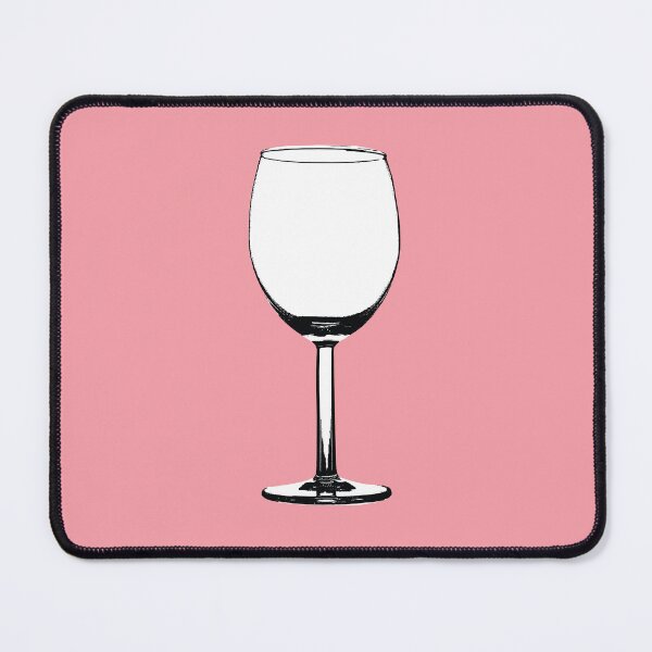 Item preview, Wine Glass on Pink designed and sold by Type, Wine, etc..