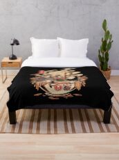 Ramen pool party Throw Blanket