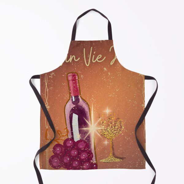 Item preview, French Wine Poster – Vin Vie Joie | Vintage Grapes & Sparkling Wine Art Print designed and sold by DarLenn..