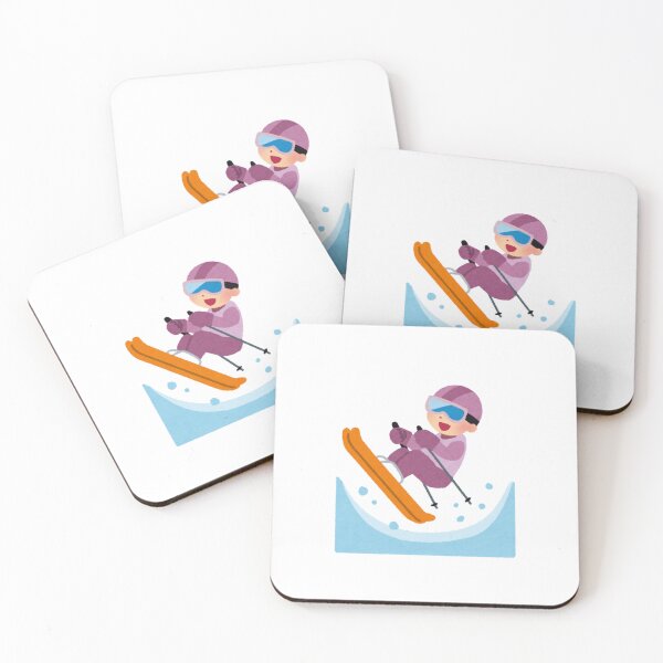 Item preview, Happy Skier Jumper" or "Skiing Fun" or "Cartoon Ski Jump designed and sold by Ramya designs .