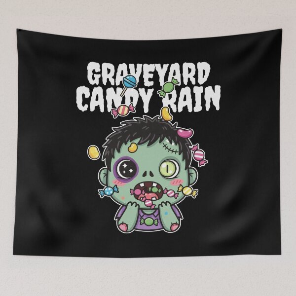 Item preview, GRAVEYARD CANDY RAIN - ZOMBIE HALLOWEEN designed and sold by KEF Custom.