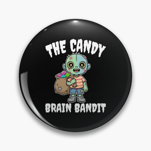 Item preview, THE CANDY BRAIN BANDIT - ZOMBIE HALLOWEEN designed and sold by KEF Custom.