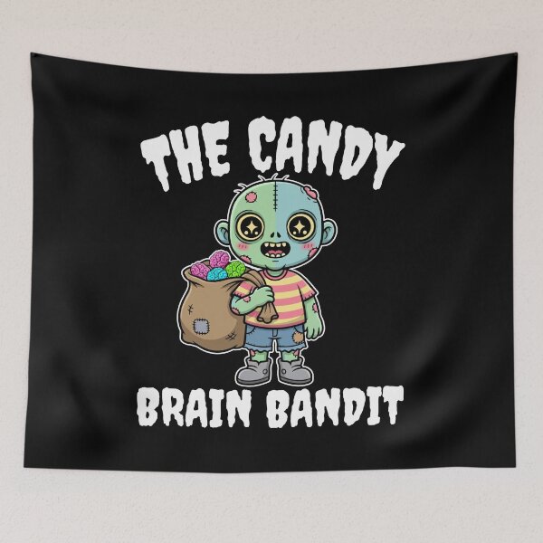 Item preview, THE CANDY BRAIN BANDIT - ZOMBIE HALLOWEEN designed and sold by KEF Custom.