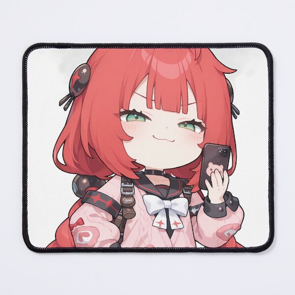 Item preview, Ukinami Yuzuha Zenless Zone Zero Chibi Cute Phone Girl designed and sold by Priestoo.