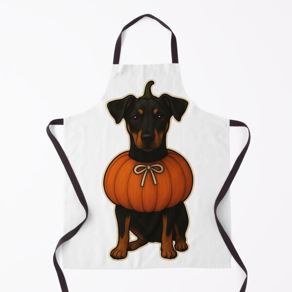 Item preview, German Pinscher in Pumpkin Costume – Cute Halloween Autumn Design designed and sold by GoodyPaws.