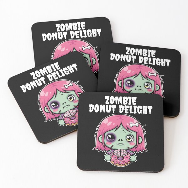 Item preview, ZOMBIE DONUT DELIGHT - ZOMBIE HALLOWEEN designed and sold by KEF Custom.