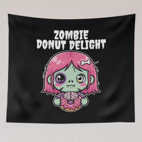 Item preview, ZOMBIE DONUT DELIGHT - ZOMBIE HALLOWEEN designed and sold by KEF Custom.