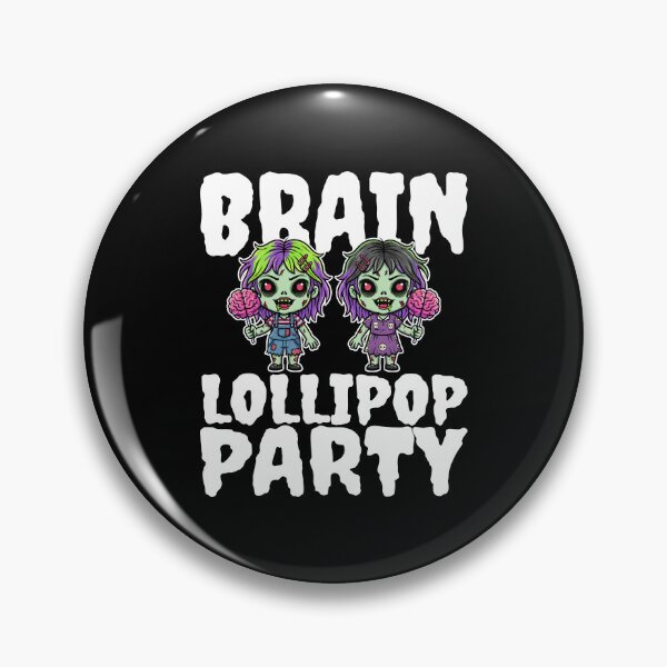 Item preview, BRAIN LOLLIPOP PARTY - ZOMBIE HALLOWEEN designed and sold by KEF Custom.