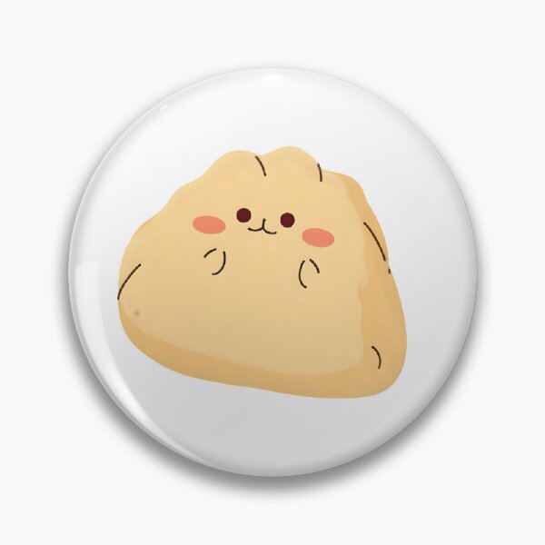 Item preview, Kawaii Chubby Dumpling Sticker | Cute Blushy Cheeks | Adorable Food Art designed and sold by OsasChild.