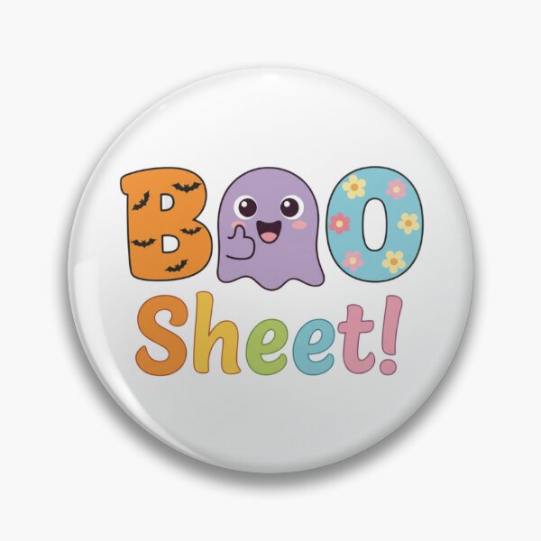 Item preview, Cute Pastel "Boo Sheet!" Funny Ghost Halloween designed and sold by RocknCat.