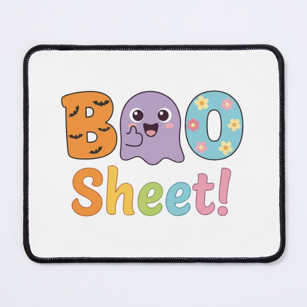 Item preview, Cute Pastel "Boo Sheet!" Funny Ghost Halloween designed and sold by RocknCat.