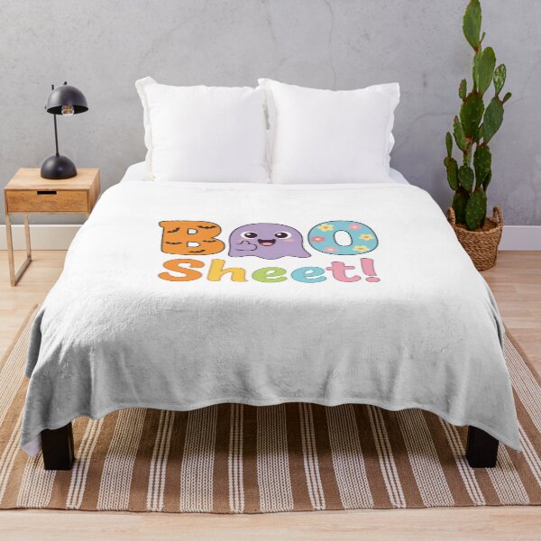 Item preview, Cute Pastel "Boo Sheet!" Funny Ghost Halloween designed and sold by RocknCat.