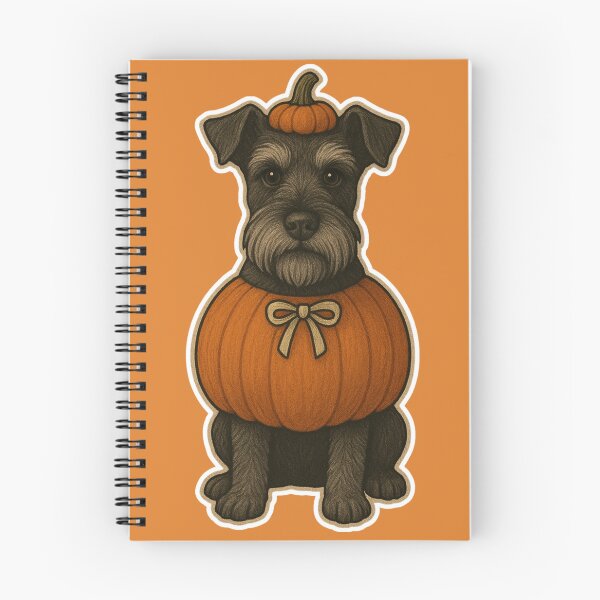 Item preview, Miniature Schnauzer in Pumpkin Costume – Cute Halloween Autumn Design designed and sold by GoodyPaws.