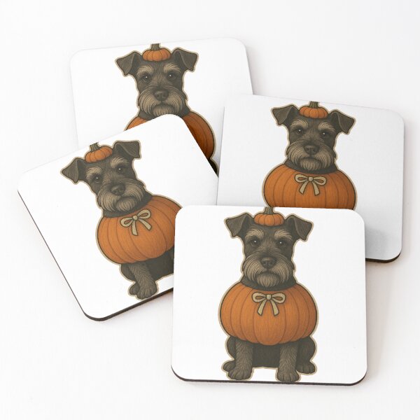 Item preview, Miniature Schnauzer in Pumpkin Costume – Cute Halloween Autumn Design designed and sold by GoodyPaws.
