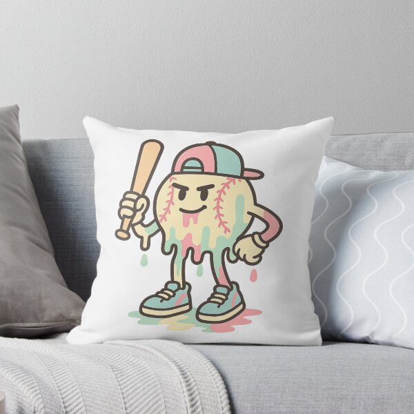 Item preview, Retro Melting Baseball Mascot Character designed and sold by THIENVT.