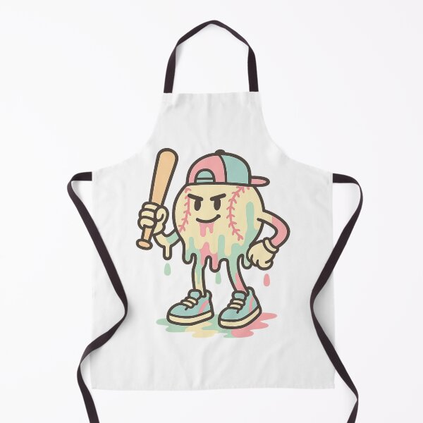 Item preview, Retro Melting Baseball Mascot Character designed and sold by THIENVT.