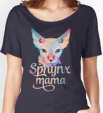 Camiseta ancha Sphynx Cat Mama - Regalo Sphynx Mamá