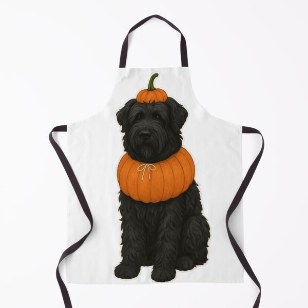 Item preview, Russian Black Terrier in Pumpkin Costume – Cute Halloween Autumn Design designed and sold by GoodyPaws.
