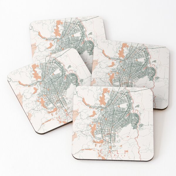Item preview, Cali City Map of Colombia - Bohemian designed and sold by deMAP.
