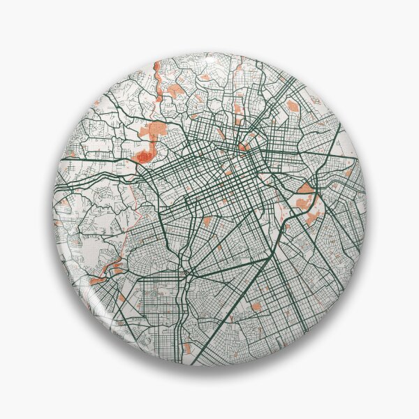Item preview, Curitiba City Map of Paraná, Brazil - Bohemian designed and sold by deMAP.