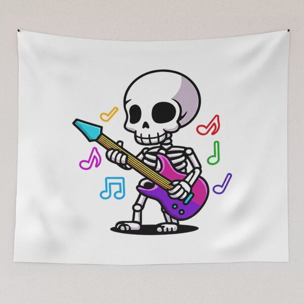 Item preview, Funny Skeleton With Guitar designed and sold by KarelleCummings.