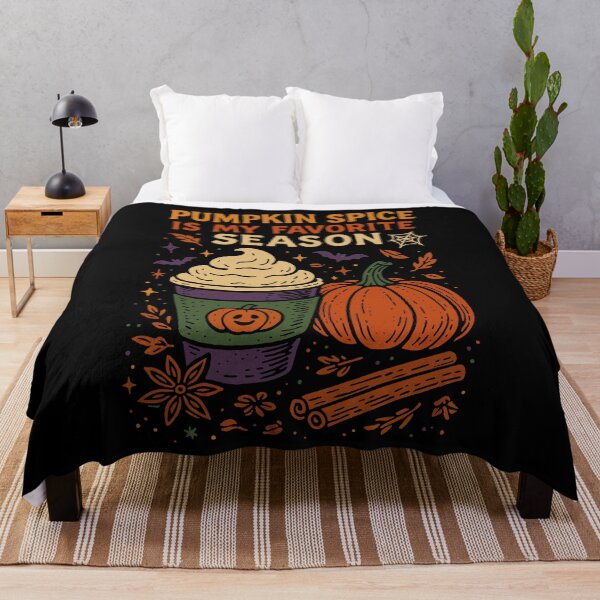 Item preview, Pumpkin coffee Spice Is My Favorite Season Funny designed and sold by LuminOrb.