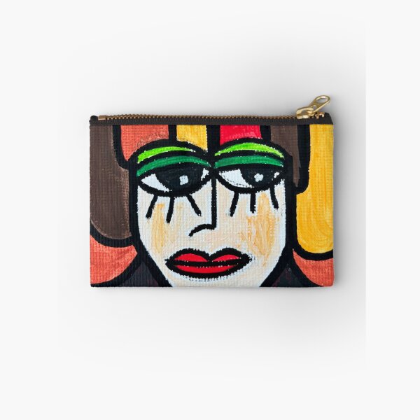 Item preview, La Douce – Contemporary Portrait of a Woman with Improbable Hair designed and sold by CathPainting.