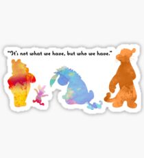 Quote Inspired Silhouette Sticker