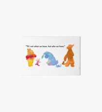 Quote Inspired Silhouette Art Board