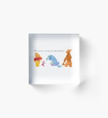 Quote Inspired Silhouette Acrylic Block