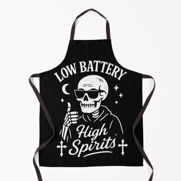 Item preview, Low Battery High Spirits Halloween Costume designed and sold by LuminOrb.
