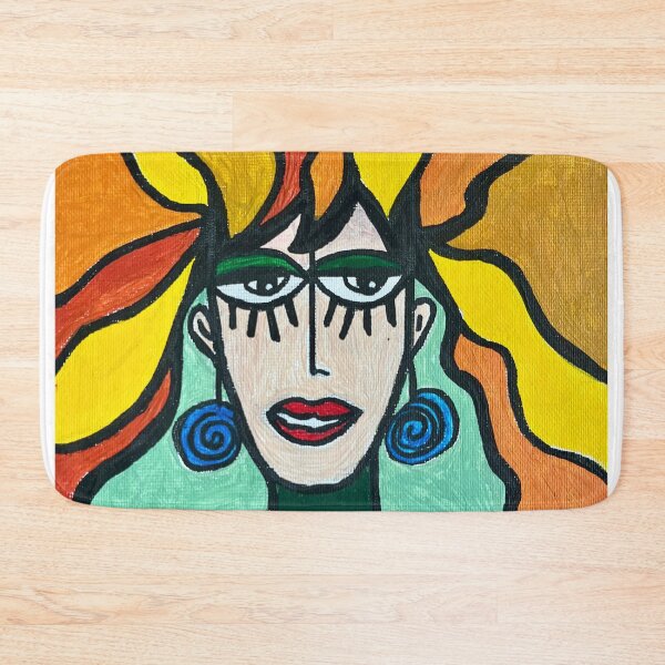 Artikelvorschau, The Solar - Pop Art Portrait - Zeitgenössische figurative Malerei entworfen und verkauft von CathPainting.