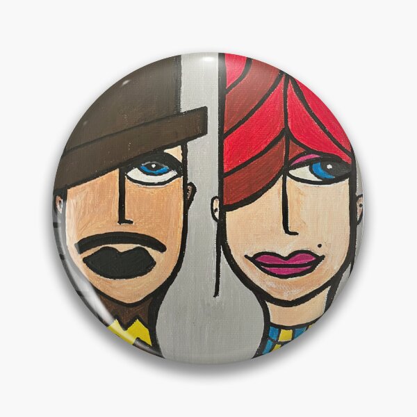 Item preview, Shock Duo - Contemporary Figurative Art designed and sold by CathPainting.